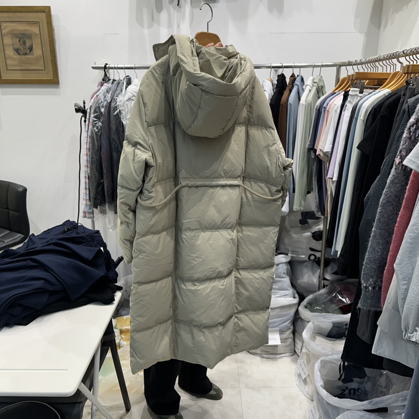 MODS-Q東大門㊣直郵女士新品熱賣25秋冬人氣長款羽絨服連帽MODS-Q長款羽絨服