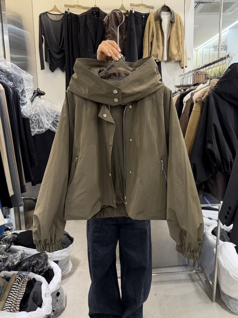THE SIL東大門㊣直郵女裝新品人氣休閑職業熱賣25秋冬夾克連帽THE SIL/1 2ILLY夾克圖色2