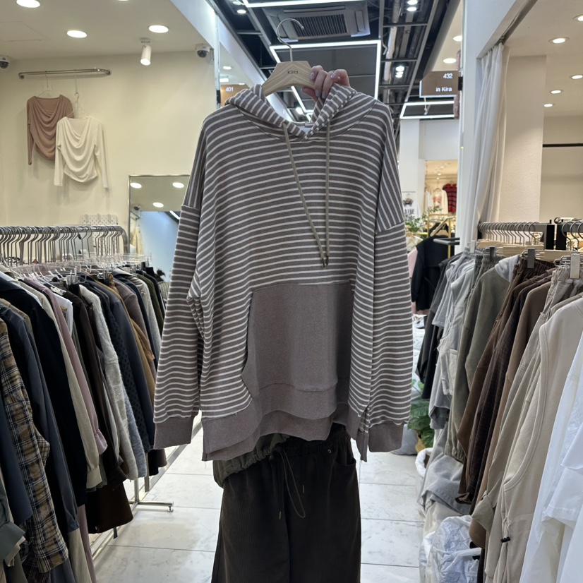 IN KIRA東大門㊣直郵女裝新品休閑職業時尚推薦衛衣連帽衫IN KIRA衛衣圖色1