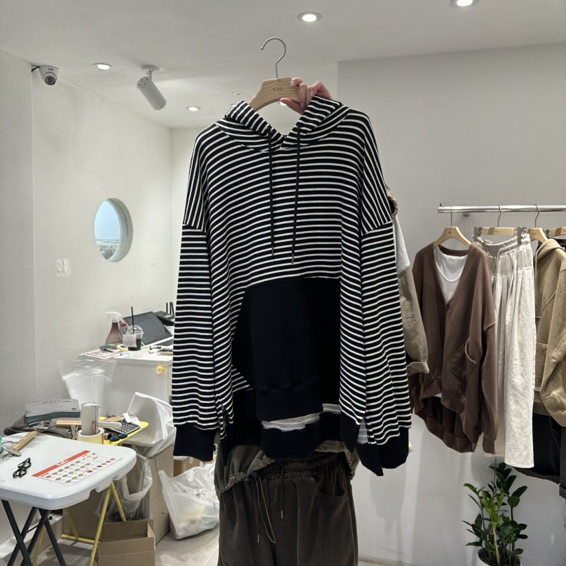 IN KIRA東大門㊣直郵女裝新品休閑職業時尚推薦衛衣連帽衫IN KIRA衛衣圖色2