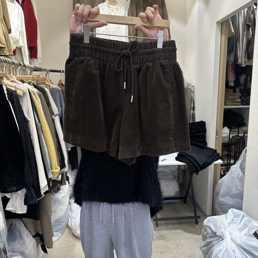 HOLYBANANA東大門㊣實拍女裝新品時尚人氣推薦25秋冬職業短褲groovy.H/HOLYBANANA短褲圖色2