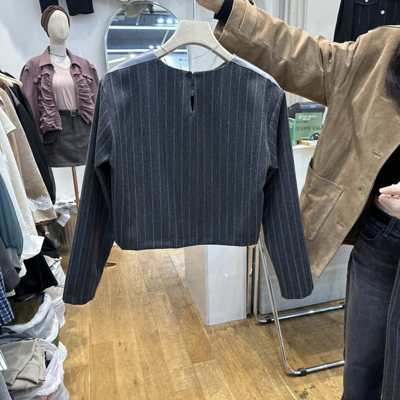 THE MOST-Q東大門㊣直郵女士新款人氣休閑職業襯衫蕾絲衫THE MOST襯衫/蕾絲衫