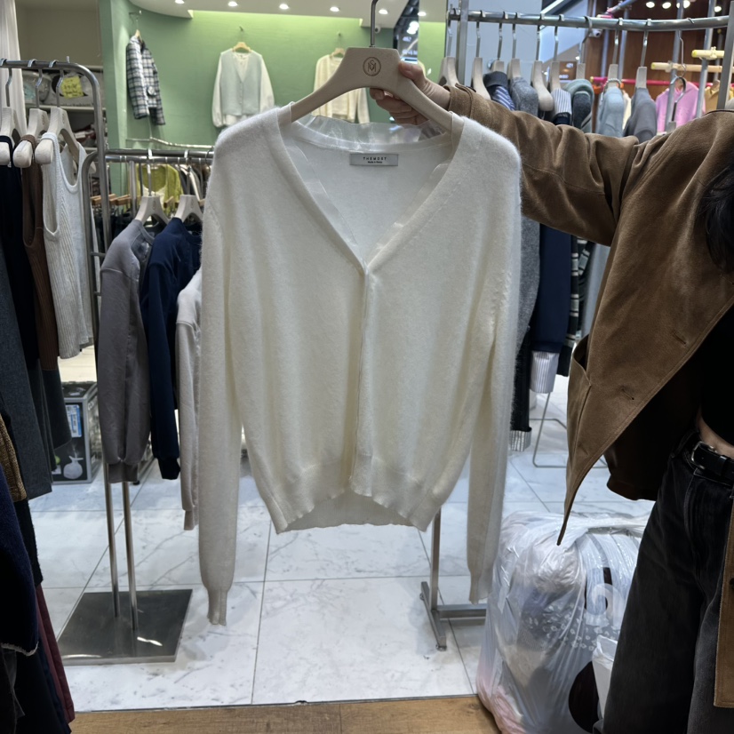 THE MOST-Q韓國代購㊣女裝新款推薦職業25秋冬針織衫安哥拉THE MOST針織衫圖色1