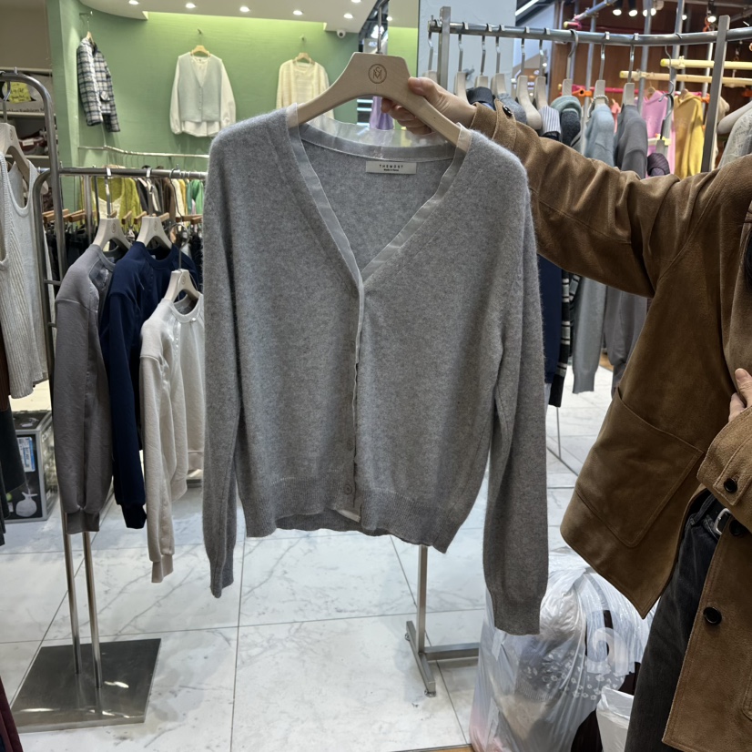 THE MOST-Q韓國代購㊣女裝新款推薦職業25秋冬針織衫安哥拉THE MOST針織衫圖色3