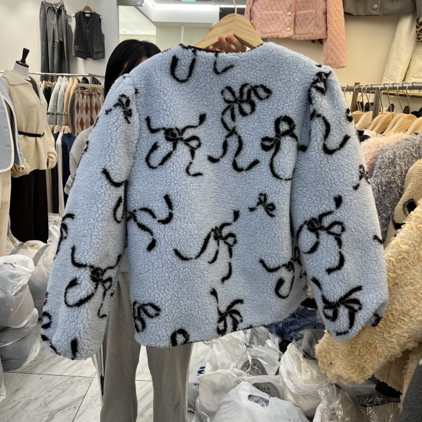 BEEN-A韓國代購㊣女裝新款休閑時尚職業25秋冬短款大衣羊毛BEEN-A短款大衣