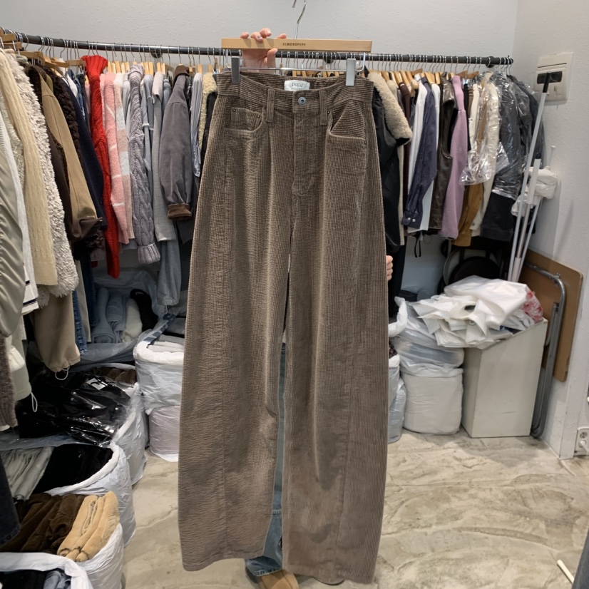 ALMOND PEPE韓國直郵㊣女裝新款時尚人氣休閑職業25秋冬休閑褲ALMOND PEPE休閑褲圖色1