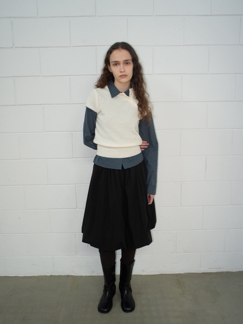 CCW韓國代購㊣女士新品25秋冬休閑熱賣人氣推薦半身裙中短裙CCW--NYUNYU半身裙/中短裙