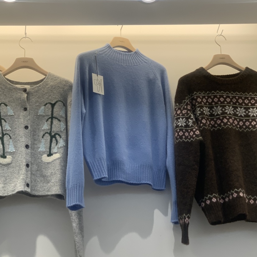 ORRD東大門㊣代購女士新款人氣25秋冬熱賣時尚職業推薦針織衫ORRD針織衫圖色4