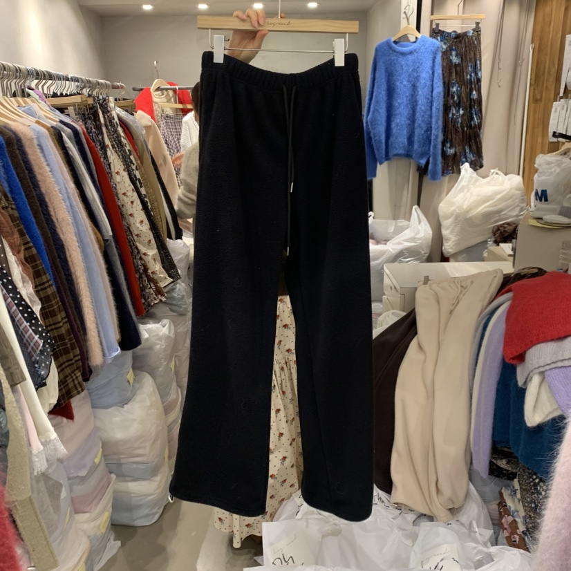 LOGROAD東大門㊣直郵女士新品職業熱賣推薦人氣時尚休閑褲羊毛LOG ROAD休閑褲圖色3