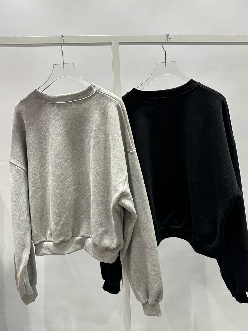 HEXX韓國代購㊣女裝新品時尚25秋冬推薦休閑職業熱賣衛衣加絨THE HEXX衛衣