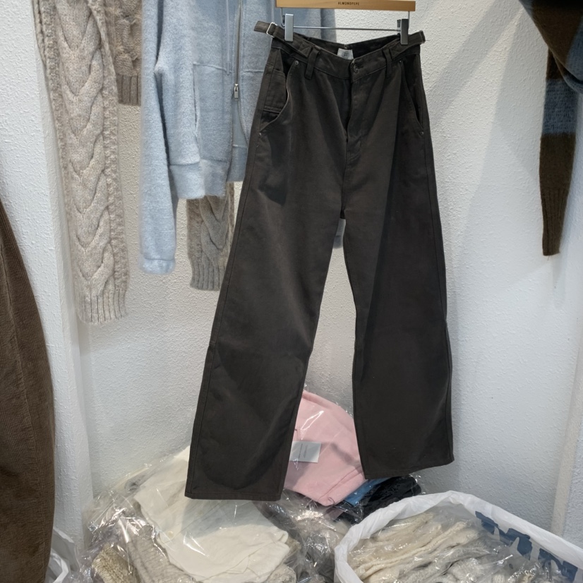 ALMOND PEPE韓國直郵㊣女士新品25秋冬熱賣休閑人氣休閑褲ALMOND PEPE休閑褲圖色3