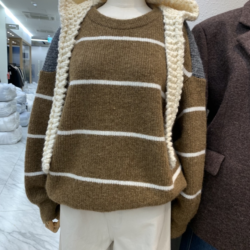 ALMOND PEPE東大門㊣實拍女裝新款時尚推薦針織衫不含配飾ALMOND PEPE針織衫圖色3