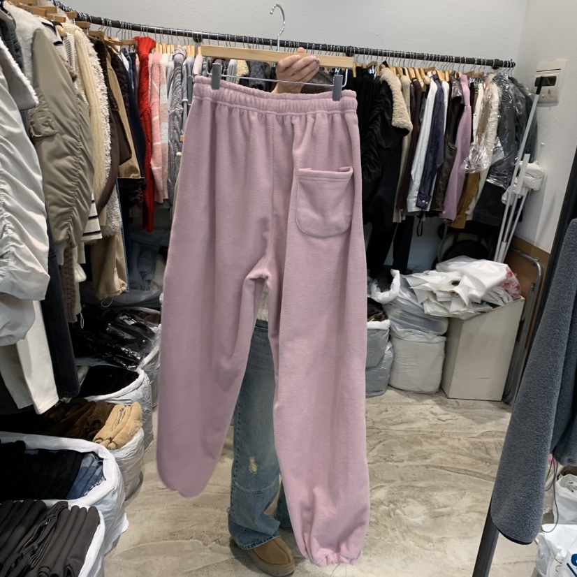 ALMOND PEPE東大門㊣代購女士新品休閑人氣職業休閑褲抓絨ALMOND PEPE休閑褲