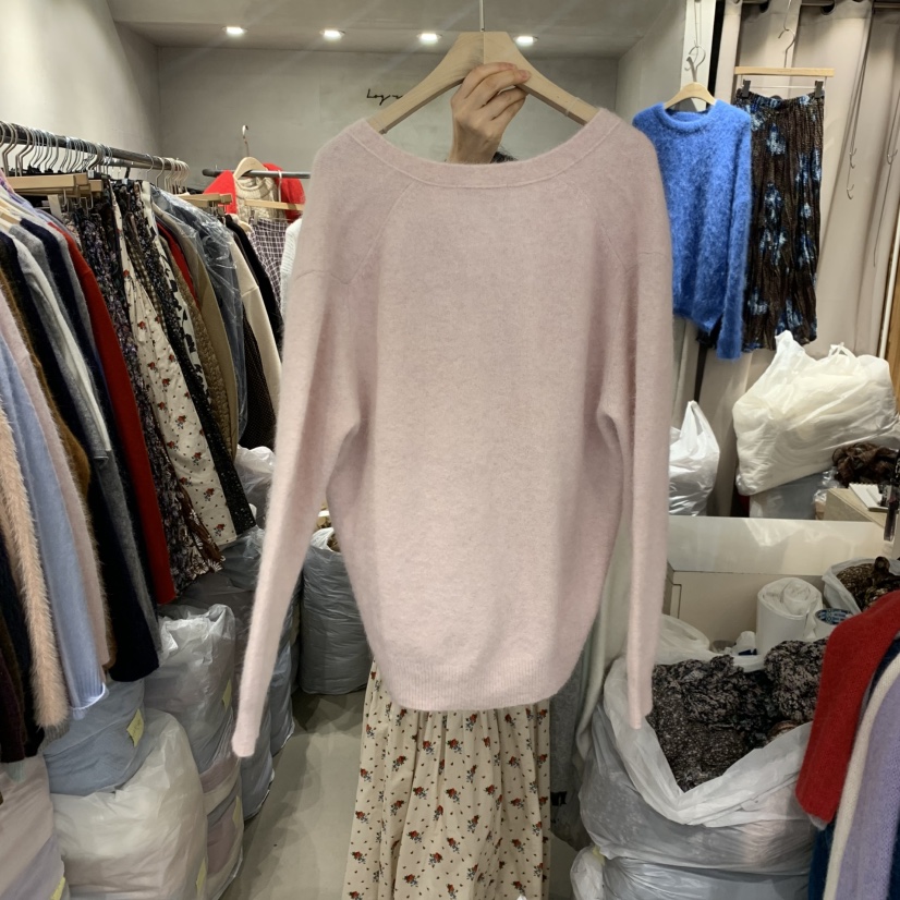 LOGROAD東大門㊣實拍女裝新品休閑25秋冬人氣時尚針織衫浣熊LOG ROAD針織衫