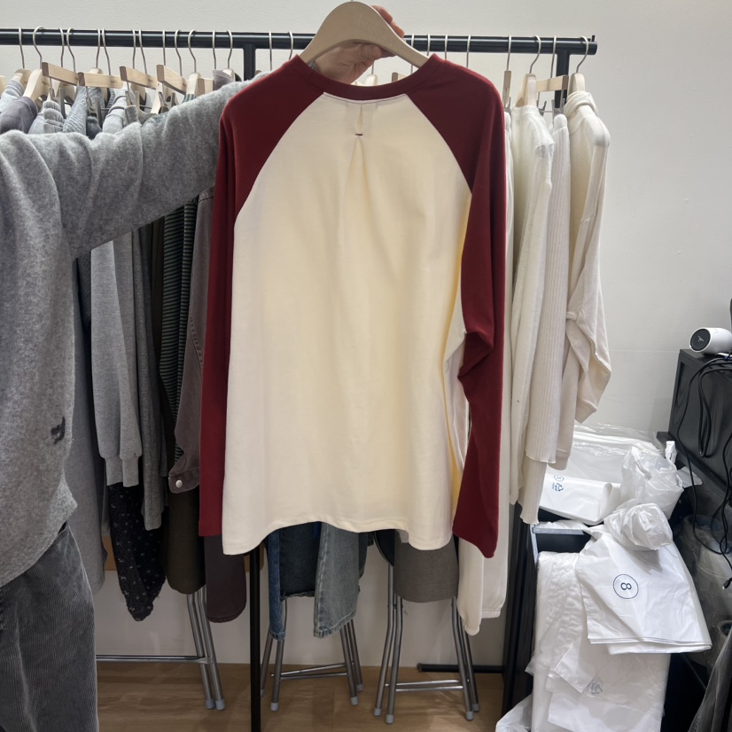 SPAGHETTI東大門㊣實拍女裝新款職業人氣25秋冬熱賣長袖T恤spaghetti長袖T恤