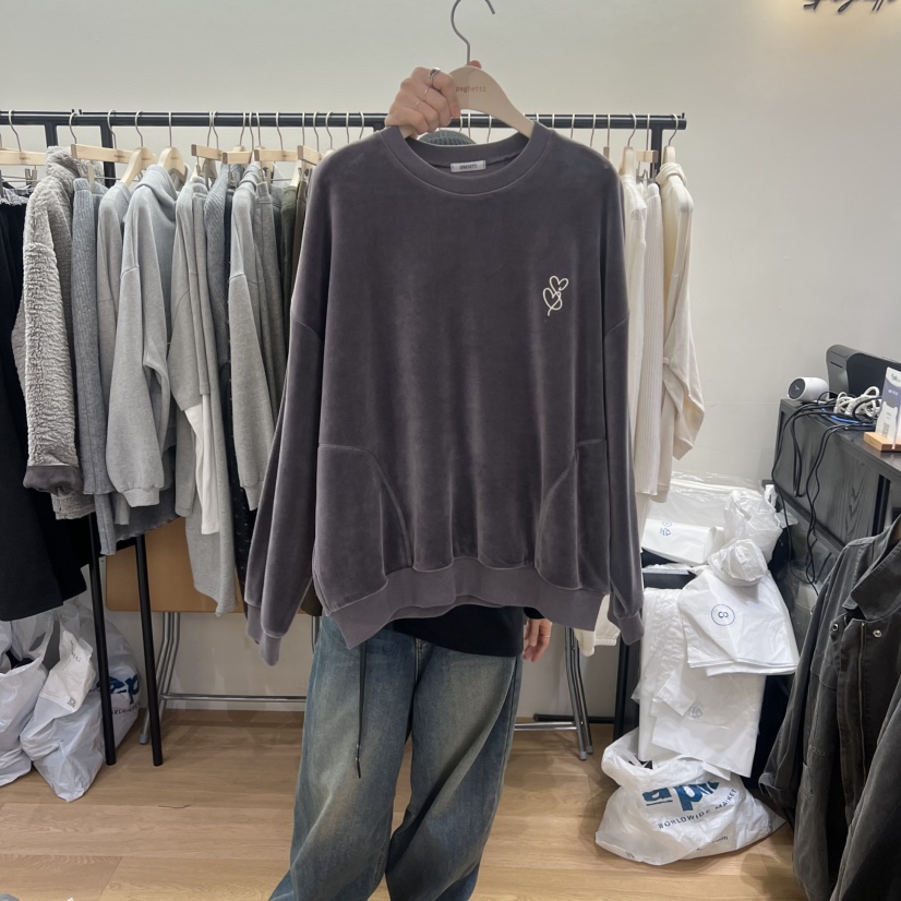 SPAGHETTI韓國直郵㊣女裝新品職業人氣熱賣休閑時尚25秋冬衛衣spaghetti衛衣圖色2