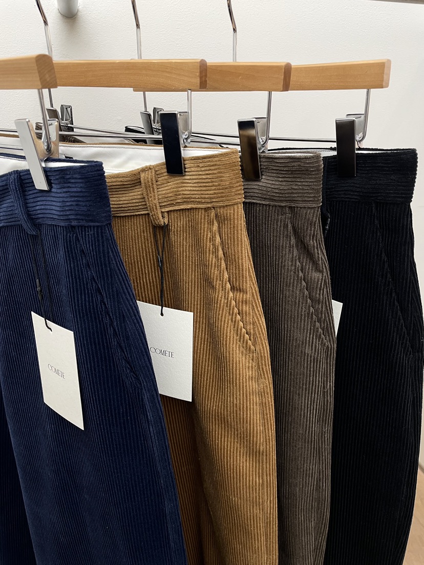 COMETE東大門㊣代購女士新品職業人氣時尚25秋冬休閑褲燈心絨COMETE休閑褲