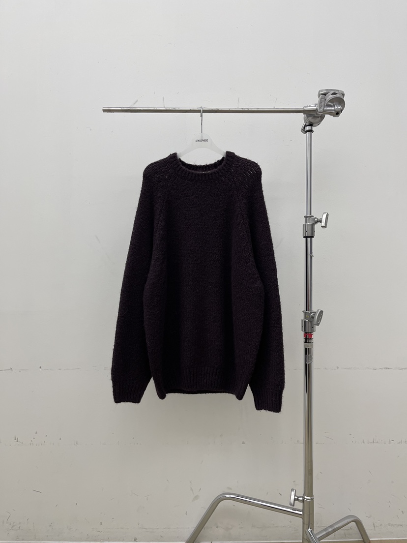 ATMOSPHERE東大門㊣代購女士新品熱賣25秋冬人氣休閑毛衣羊毛ATMOSPHERE/BLING毛衣圖色3酒紅