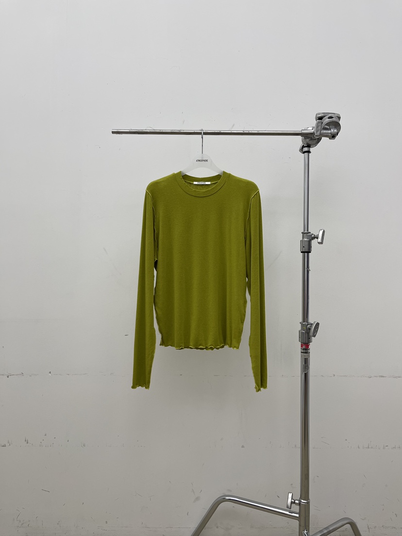 ATMOSPHERE韓國直郵㊣女士新品25秋冬推薦時尚人氣長袖T恤羊毛ATMOSPHERE/BLING長袖T恤圖色2