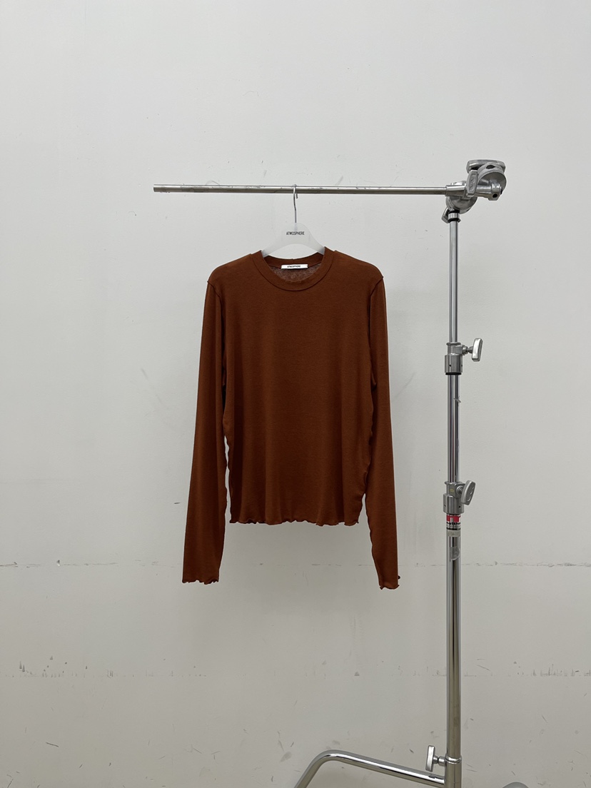 ATMOSPHERE韓國直郵㊣女士新品25秋冬推薦時尚人氣長袖T恤羊毛ATMOSPHERE/BLING長袖T恤圖色3