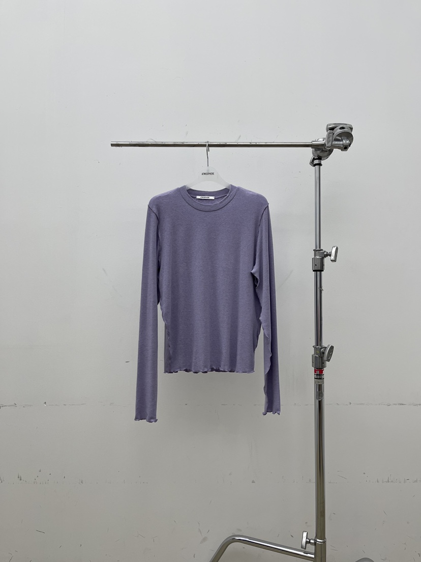 ATMOSPHERE韓國直郵㊣女士新品25秋冬推薦時尚人氣長袖T恤羊毛ATMOSPHERE/BLING長袖T恤圖色4