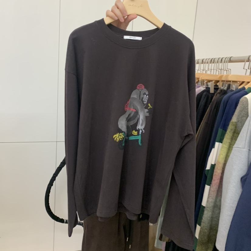 DOHWAJI東大門㊣實拍女裝新品25秋冬推薦職業人氣時尚長袖T恤DOHWAJI長袖T恤圖色1