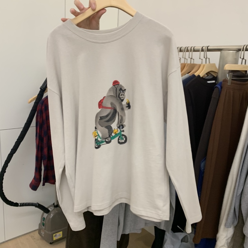 DOHWAJI東大門㊣實拍女裝新品25秋冬推薦職業人氣時尚長袖T恤DOHWAJI長袖T恤圖色3