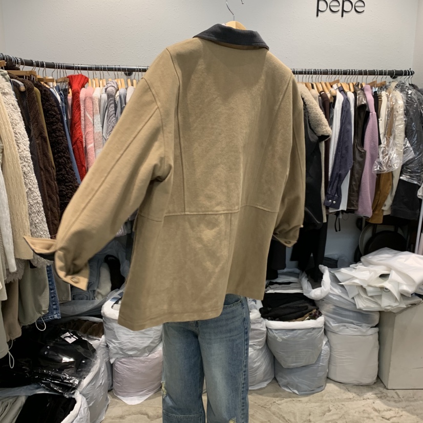 ALMOND PEPE東大門㊣直郵女士新款職業時尚熱賣人氣夾克棉ALMOND PEPE夾克