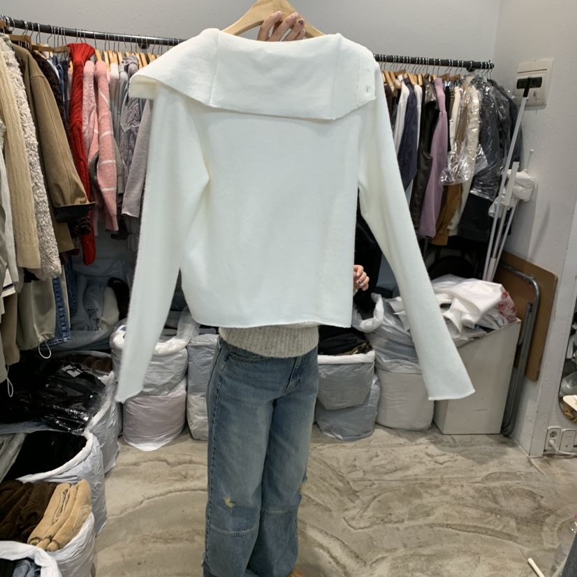 ALMOND PEPE韓國代購㊣女裝新款推薦休閑時尚熱賣針織衫開衫ALMOND PEPE針織衫