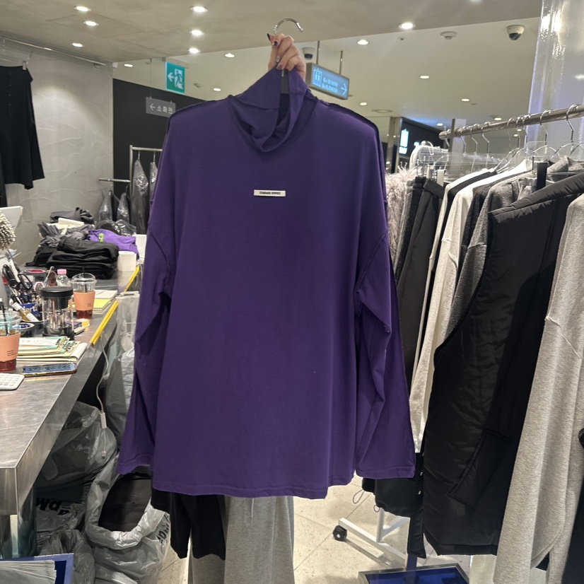 HERTZ-P韓國代購㊣女士新款推薦職業25秋冬時尚熱賣長袖T恤HERTZ-P長袖T恤圖色1