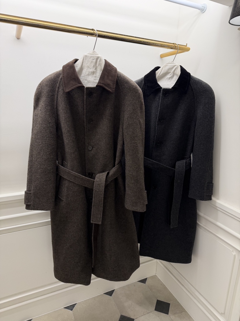 ETER韓國直郵㊣女士新品熱賣時尚職業休閑中長款大衣含腰帶eter/VERSO中長款大衣