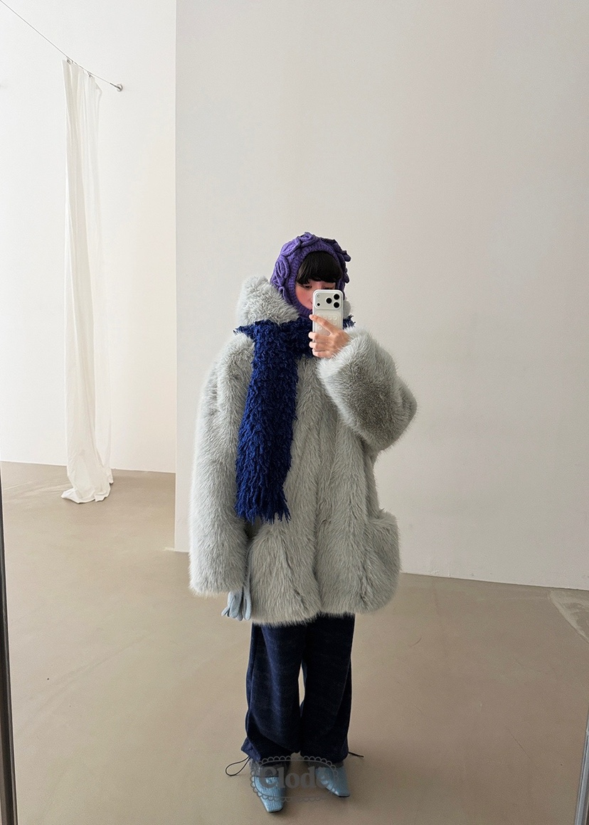 CLODE韓國直郵㊣女裝新品職業時尚人氣熱賣推薦25秋冬短款大衣CLODE短款大衣