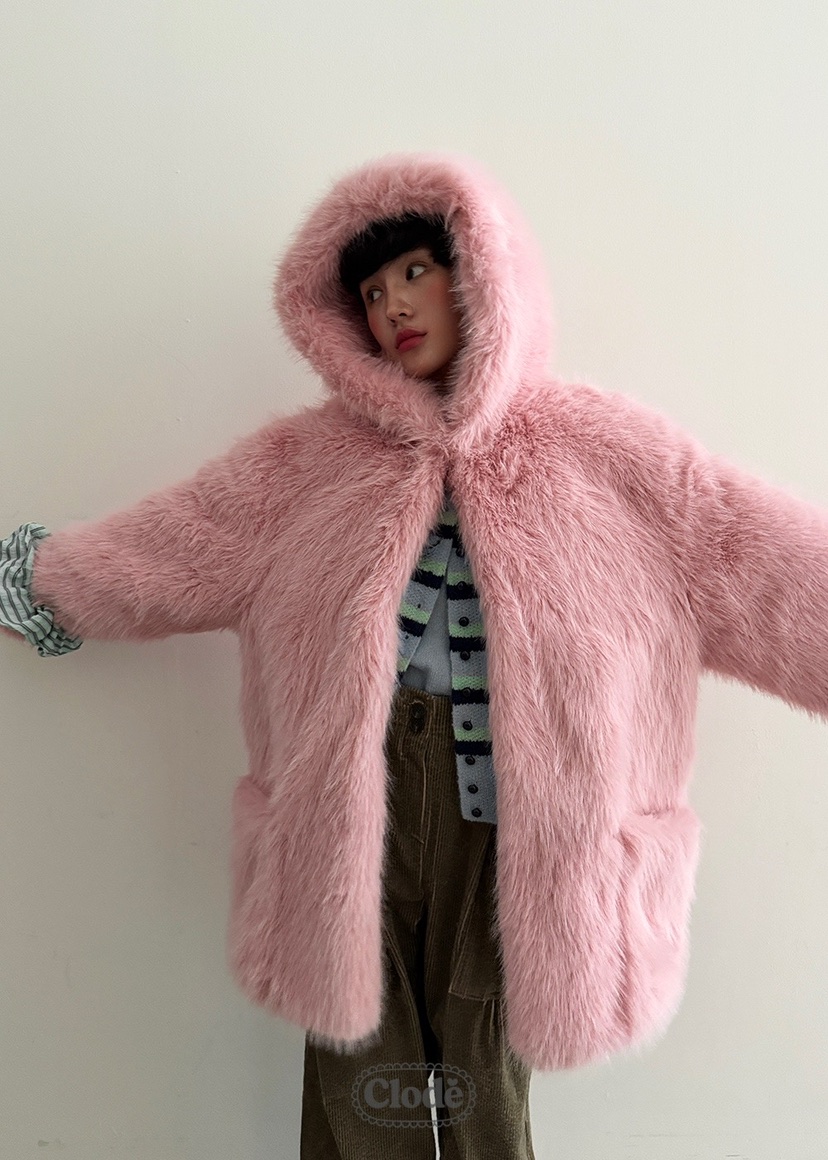 CLODE韓國直郵㊣女裝新品職業時尚人氣熱賣推薦25秋冬短款大衣CLODE短款大衣圖色1