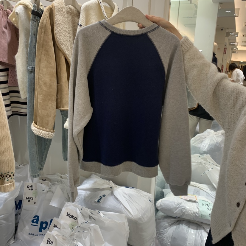 ASOME東大門㊣代購女士新款推薦職業25秋冬時尚休閑衛衣加絨A.SOME衛衣