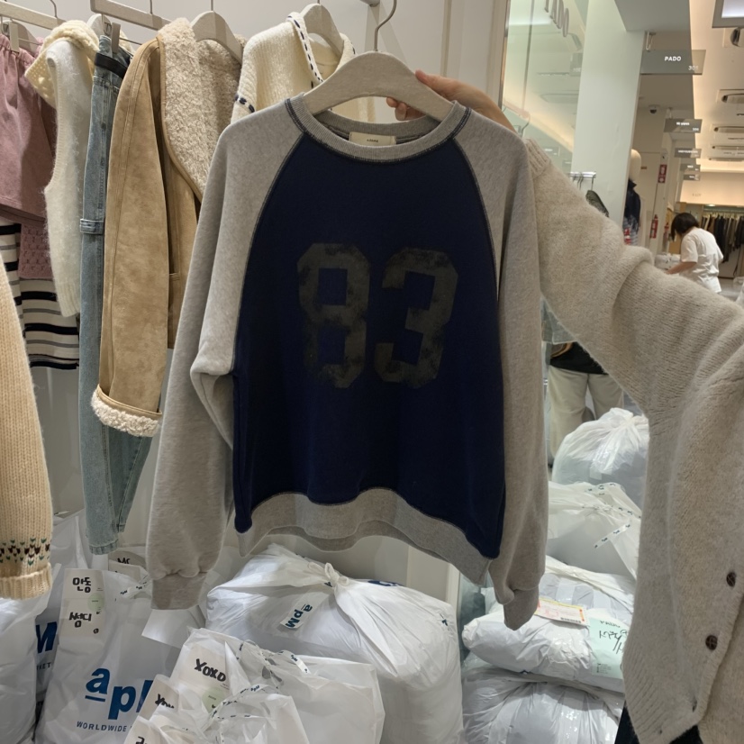 ASOME東大門㊣代購女士新款推薦職業25秋冬時尚休閑衛衣加絨A.SOME衛衣圖色1