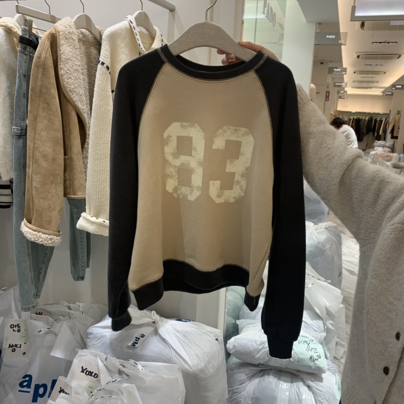 ASOME東大門㊣代購女士新款推薦職業25秋冬時尚休閑衛衣加絨A.SOME衛衣圖色2