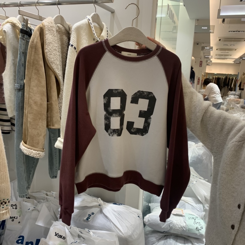 ASOME東大門㊣代購女士新款推薦職業25秋冬時尚休閑衛衣加絨A.SOME衛衣圖色3