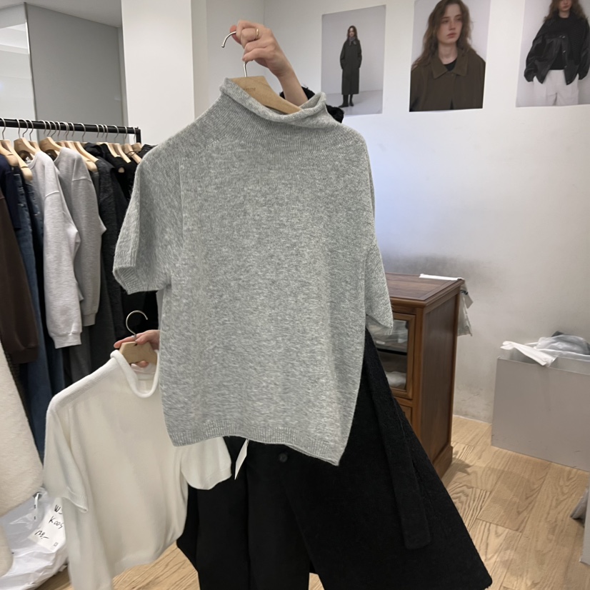 OURIN東大門㊣直郵女士新款人氣休閑熱賣職業時尚推薦25秋冬T恤OURINT恤圖色2