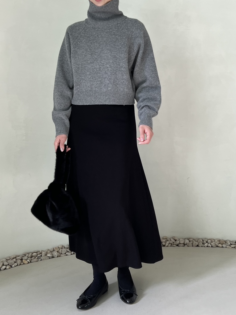 DEMAR東大門㊣實拍女裝新品推薦時尚休閑25秋冬職業針織衫短款DEMAR針織衫