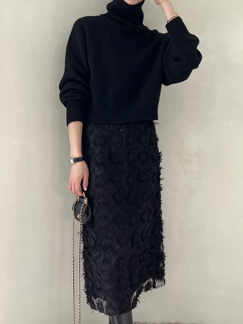 DEMAR東大門㊣實拍女裝新品推薦時尚休閑25秋冬職業針織衫短款DEMAR針織衫圖色3