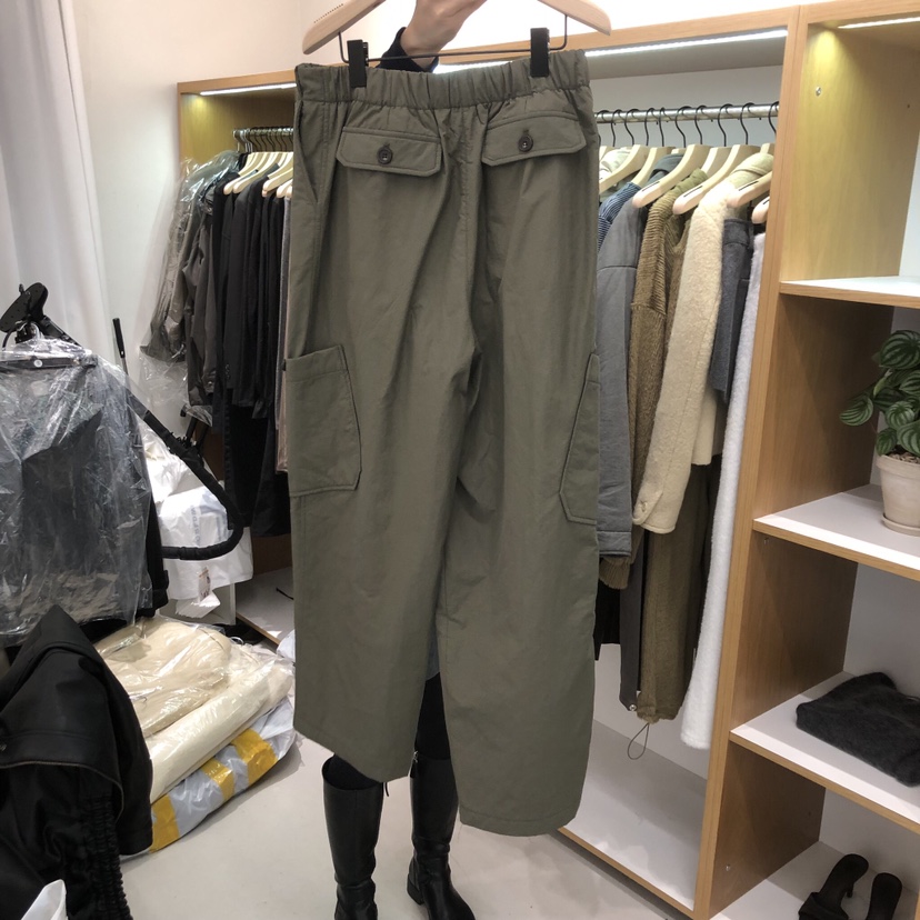 ALOT東大門㊣代購女裝新款人氣25秋冬職業時尚休閑休閑褲口袋A LOT休閑褲