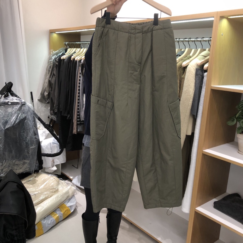 ALOT東大門㊣代購女裝新款人氣25秋冬職業時尚休閑休閑褲口袋A LOT休閑褲圖色1