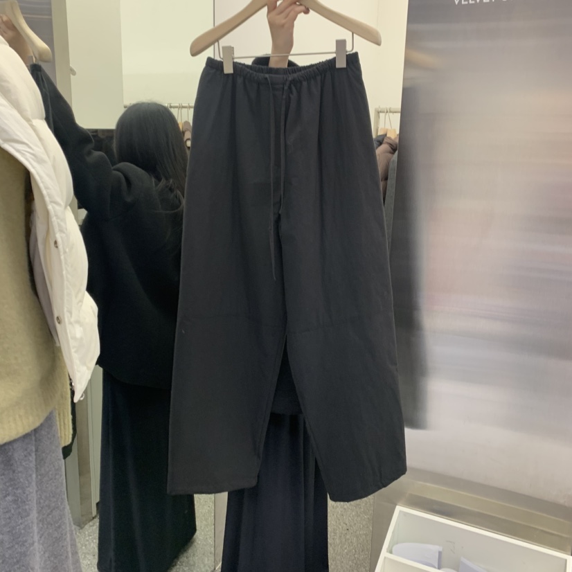 VELVET UNDERGROUND韓國直郵㊣女裝新品休閑職業休閑褲填充棉VELVET UNDERGROUND休閑褲圖色2