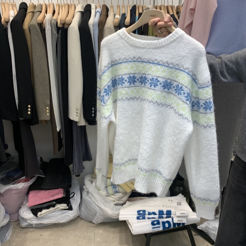 ORRD東大門㊣代購女裝新款熱賣推薦休閑25秋冬人氣職業針織衫ORRD針織衫圖色1