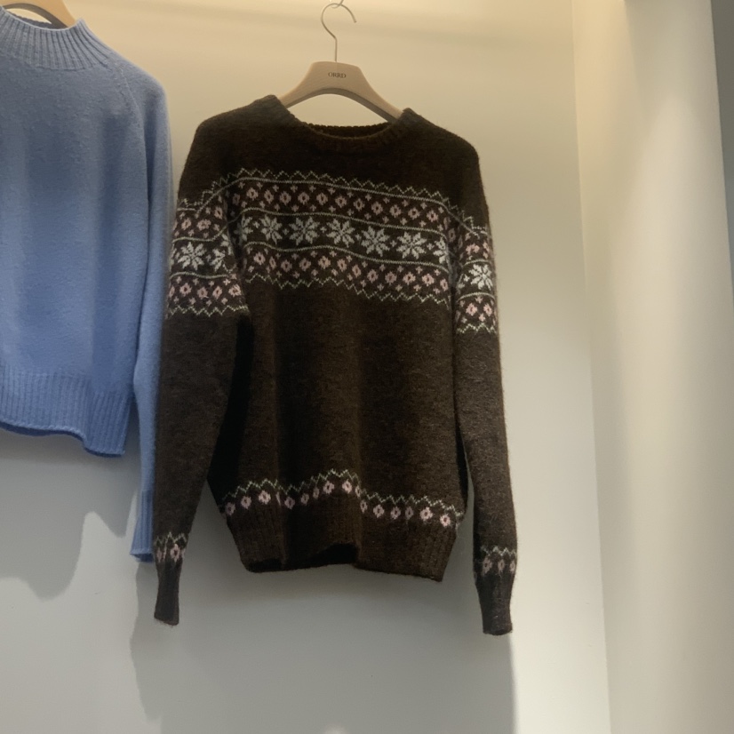 ORRD東大門㊣代購女裝新款熱賣推薦休閑25秋冬人氣職業針織衫ORRD針織衫圖色2