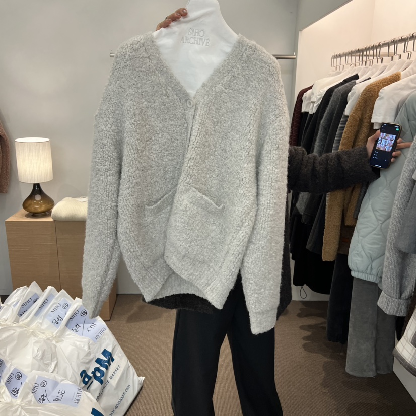 SIHO ARCHIVE韓國代購㊣女裝新品職業25秋冬休閑推薦人氣毛衣SIHO ARCHIVE毛衣圖色2