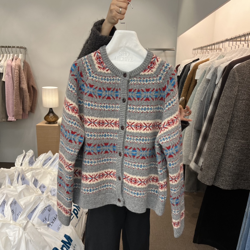 SIHO ARCHIVE韓國直郵㊣女士新款推薦人氣時尚職業休閑針織衫SIHO ARCHIVE針織衫圖色1