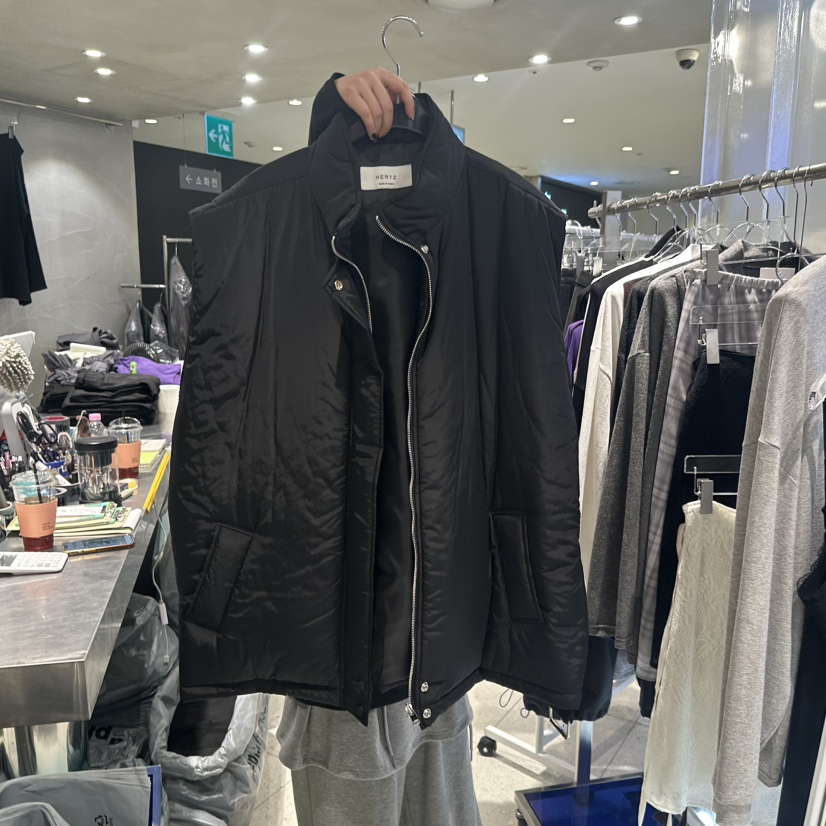 HERTZ-P東大門㊣直郵女士新款推薦職業馬甲不含內搭含腰帶棉HERTZ-P馬甲圖色1