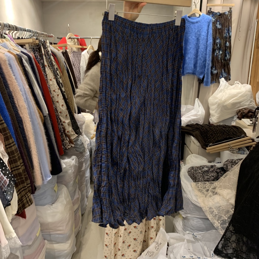 LOGROAD東大門㊣代購女裝新品人氣熱賣職業休閑半身裙中短裙LOG ROAD半身裙/中短裙圖色1