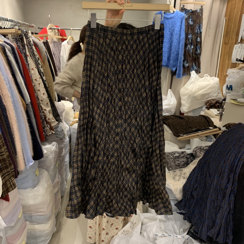 LOGROAD東大門㊣代購女裝新品人氣熱賣職業休閑半身裙中短裙LOG ROAD半身裙/中短裙圖色2